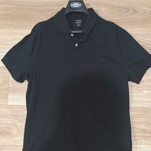 J. Crew Men's Black Polo Shirt